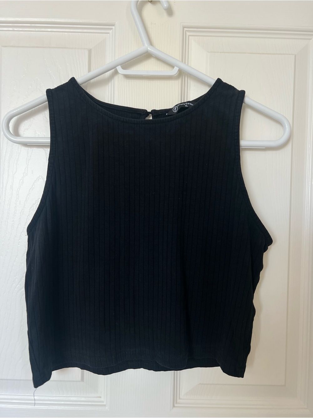 Black Ribbed Two Piece Midi Set - Picture 3 of 7